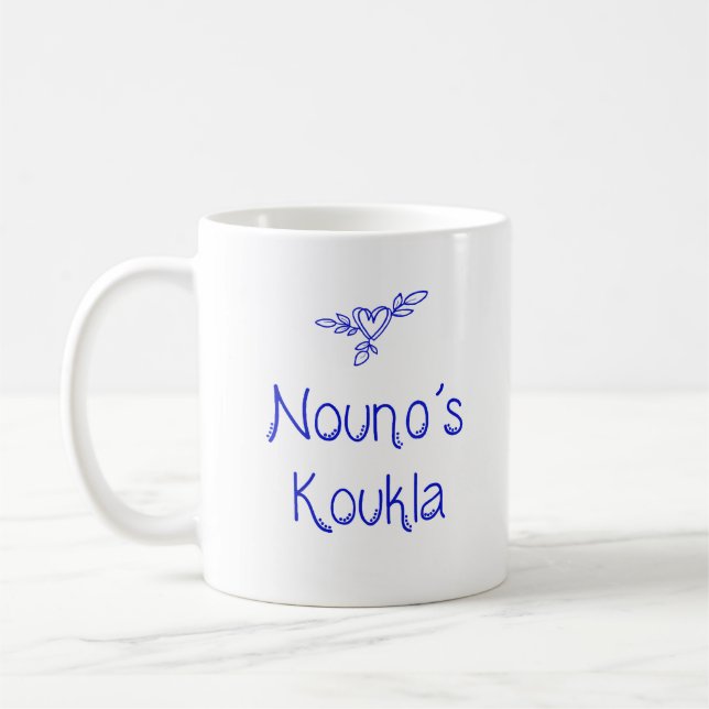 De Café Caneca Grega Koukla do Nouno "Boneca do Padrinho" (Esquerda)