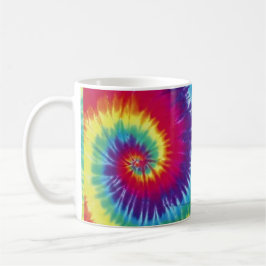 De Café Caneca Groovy do estilo do Hippie da tintura do