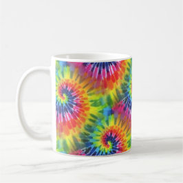 De Café Caneca Groovy do estilo do Hippie da tintura do