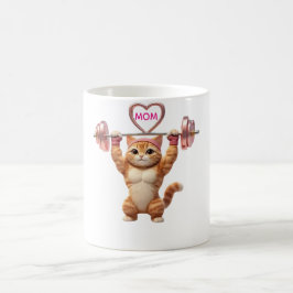 De Café Caneca Gym Cat Mom – Presente Divertido para o Dia