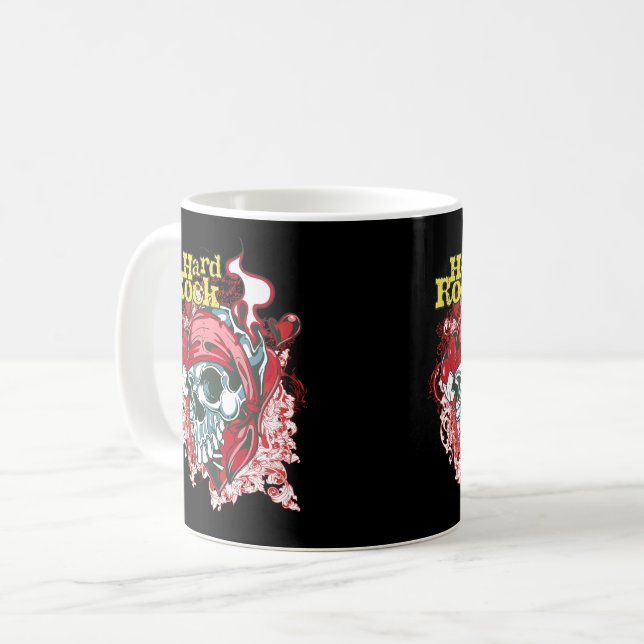 De Café caneca Hard rock black (Frente Esquerda)