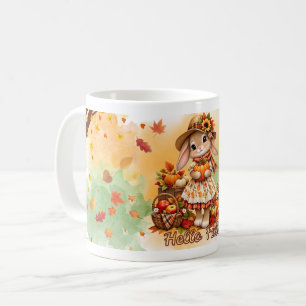 De Café Caneca Hello Fall Bunny 