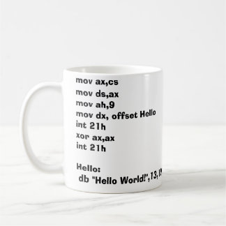 De Café Caneca HelloWorld do mecânico!