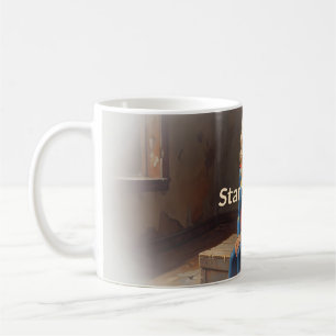 De Café ✨ Caneca Heroína Guerreira Feminina Brilhante