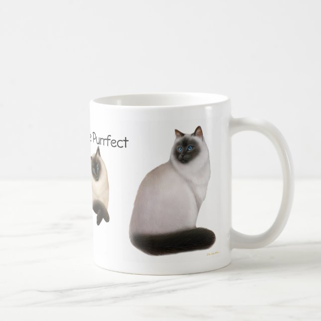 De Café Caneca Himalaia customizável dos gatos (Direita)