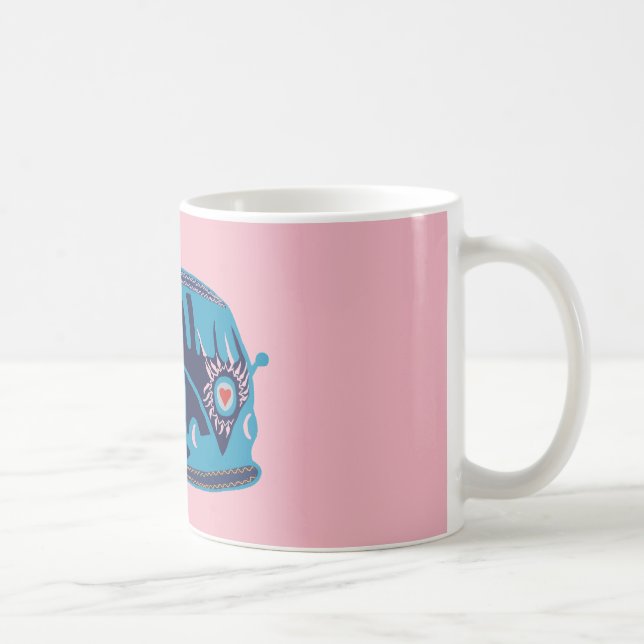 De Café Caneca Hippie Van 325 ml Branco Clássico (Direita)