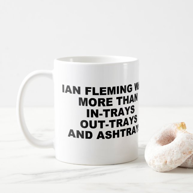 De Café Caneca Ian Fleming (Com Donut)