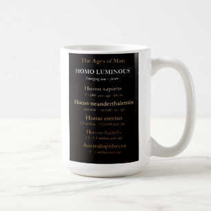 De Café Caneca Idades do Homem 11 Oz ou 15 Oz