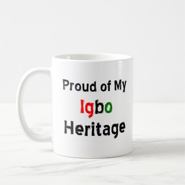 De Café caneca igbo (Esquerda)