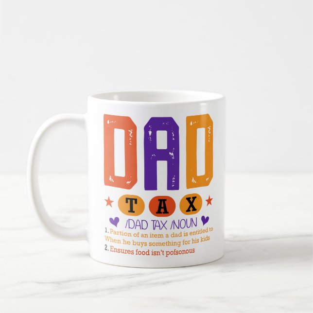 De Café Caneca Imposto do Pai Engraçado – Dia dos Pais (Esquerda)