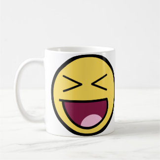 De Café Caneca impressionante feliz da cara