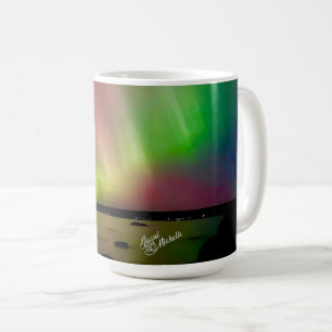 De Café Caneca Incrível Aurora Borealis Luzes do Norte