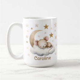 De Café Caneca Infantil Nome do Ratinho Doce Adormecido