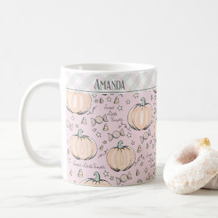 De Café Caneca Infantil Pequena Abóbora Rosa Pastel