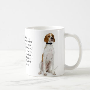 De Café Caneca inglesa da raça do cão do ponteiro