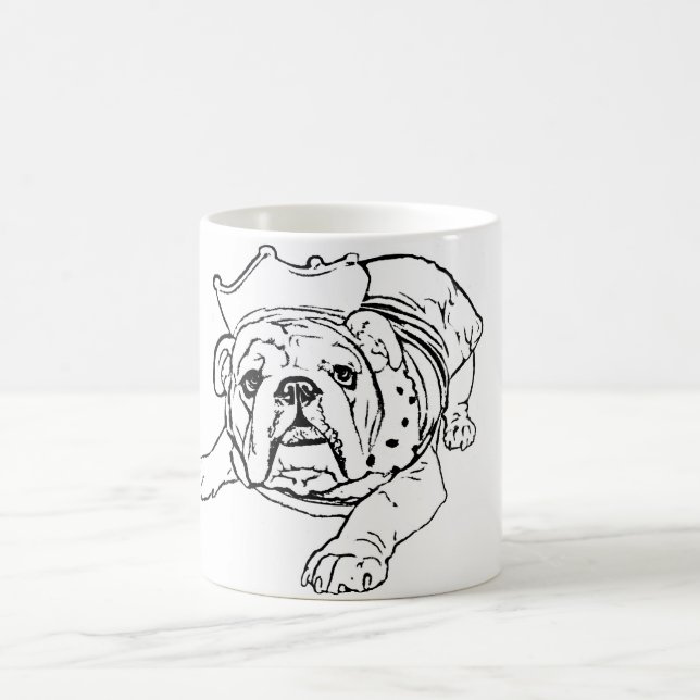 De Café Caneca inglesa do buldogue (Centro)