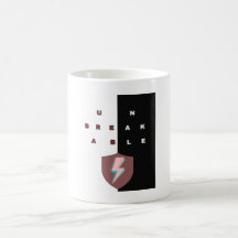 Caneca INQUEBRÁVEL — Tipografia Motivacional