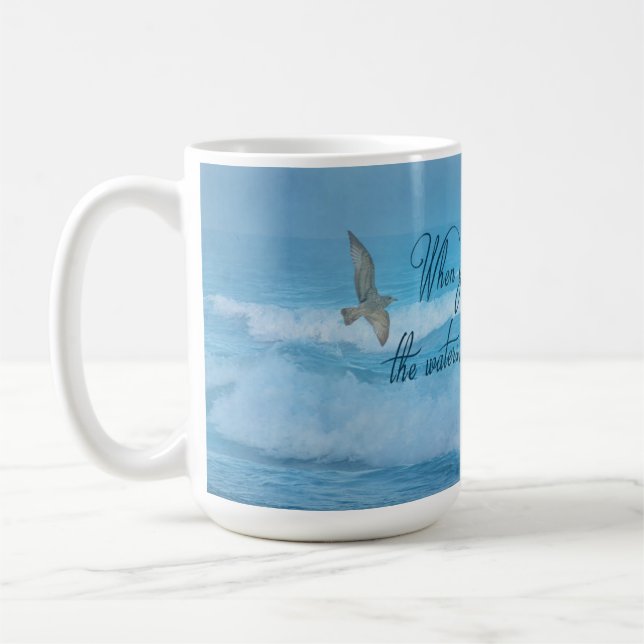 De Café Caneca inspirada cristã do verso da bíblia - (Esquerda)