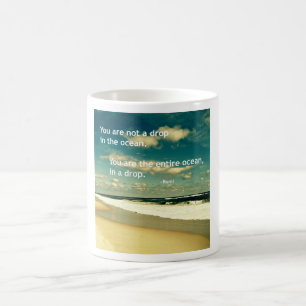 DE CAFÉ CANECA INSPIRADA DA FOTO DAS CITAÇÕES DO OCEANO 