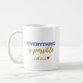 De Café Caneca Inspiradora “Tudo É Possível”