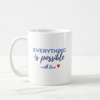 De Café Caneca Inspiradora “Tudo É Possível”