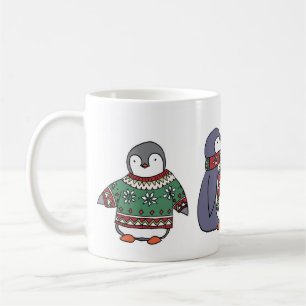 De Café Caneca invernal dos pinguins