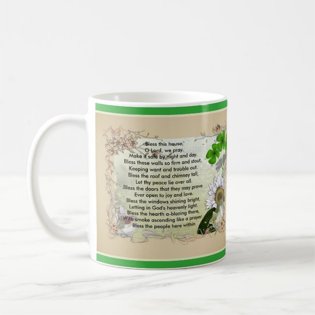 De Café Caneca irlandesa da bênção da casa (Esquerda)