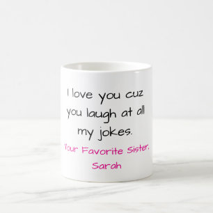 De Café Caneca Irmã Engraçada
