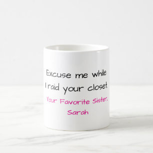 De Café Caneca Irmã Engraçada