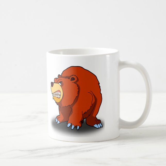 De Café Caneca irritada do urso (Direita)