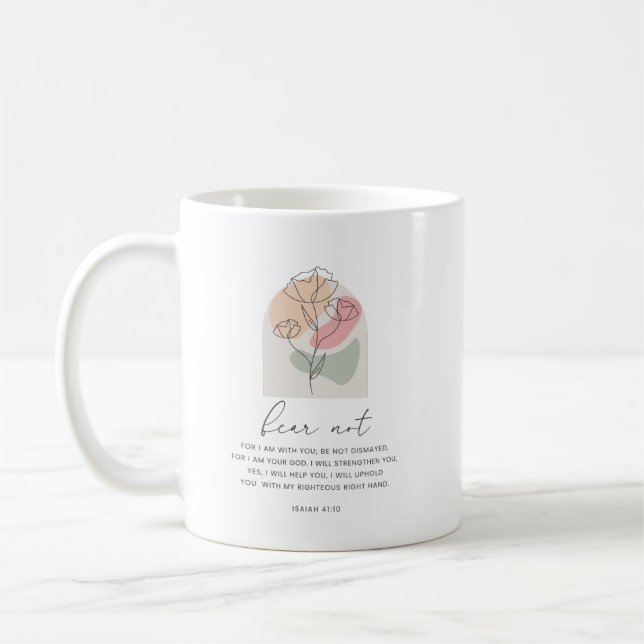 De Café Caneca Isaiah 43:1-3 Não Temer (Esquerda)