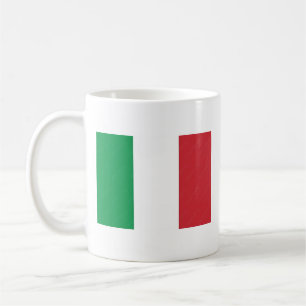 De Café Caneca Italiana com Bandeira e Nome do Hino