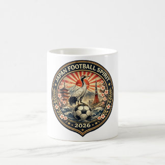 De Café Caneca Japão Espírito do Futebol Grou e Monte Fuji