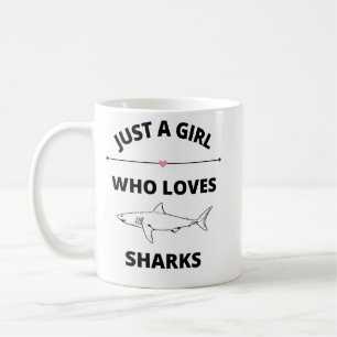 De Café Caneca Just A Girl Who Loves Sharks