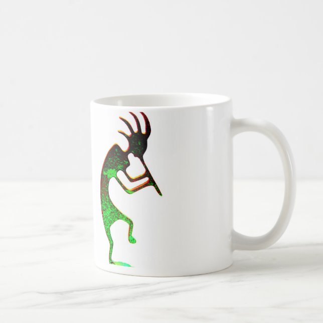 De Café caneca kokopelli verde (Direita)