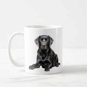 De Café Caneca Labrador Preto