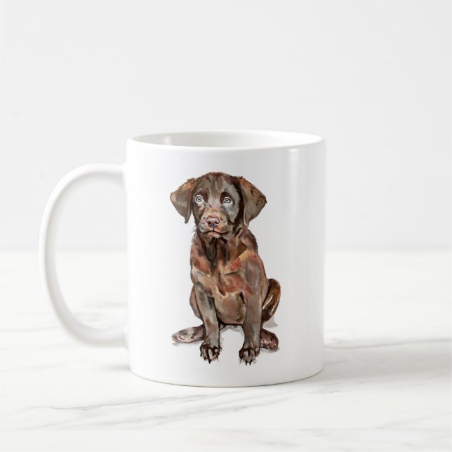De Café Caneca Labrador Retriever Chocolate (Esquerda)
