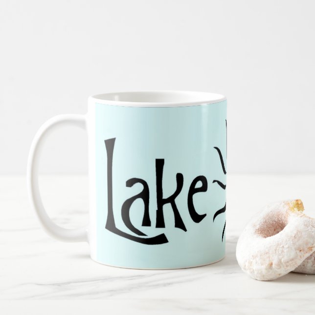 De Café caneca Lake Life (Com Donut)
