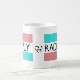 De Café Caneca lateral dobro simplesmente radical