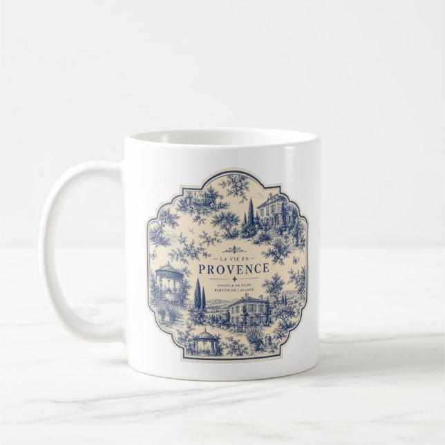 De Café caneca lavanda da provença  (Esquerda)