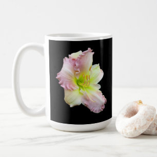 De Café Caneca Lírio Branco Lilás