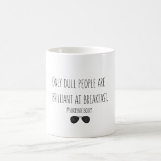 De Café Caneca literária sarcástica do pequeno almoço das
