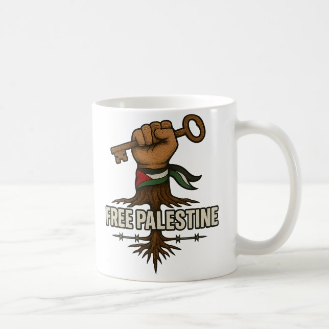 De Café Caneca Livre Palestina Apoio à Solidariedade Pales (Direita)