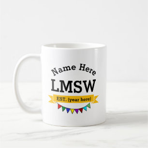 De Café Caneca LMSW Trabalhador Social Mestre Licenciado