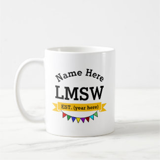 De Café Caneca LMSW Trabalhador Social Mestre Licenciado