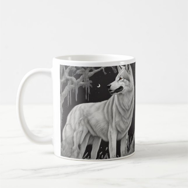 De Café Caneca Lobo da noite (Esquerda)