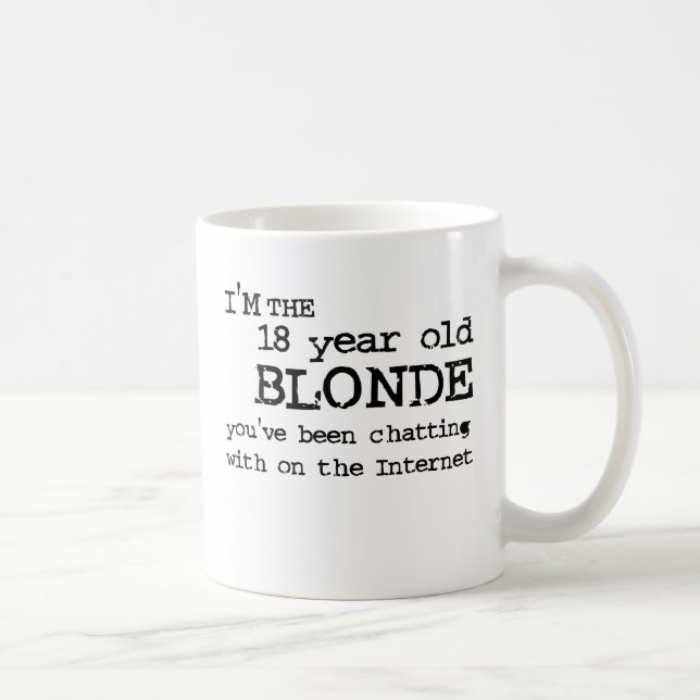 De Café Caneca Loira Engraçada Internet Humor (Direita)