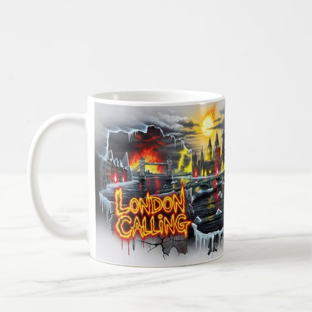 De Café Caneca London Calling Fogo Gelo Caos Apocalipse (Esquerda)