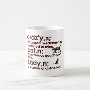 De Café Caneca louca da senhora do gato