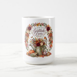 De Café Caneca Love Grows Where Gratitude Lives